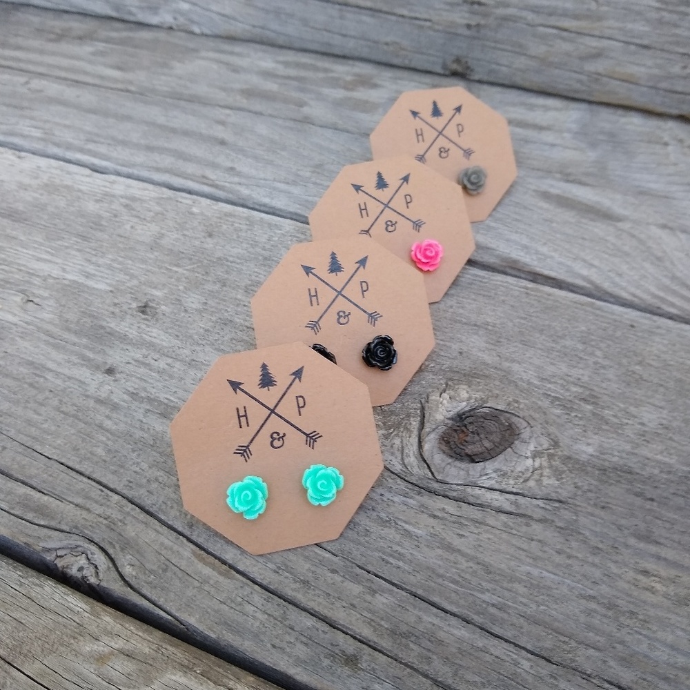 Hypoallergenic Minimalist Boho Studs